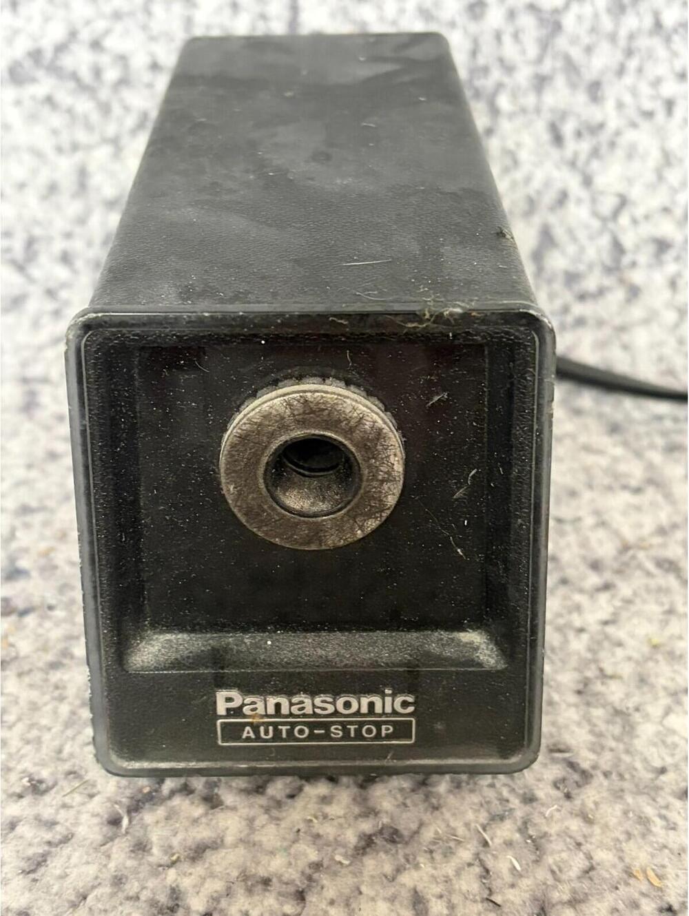 Vintage Panasonic KP-77n Pencil Electric Sharpener Auto Stop Tested